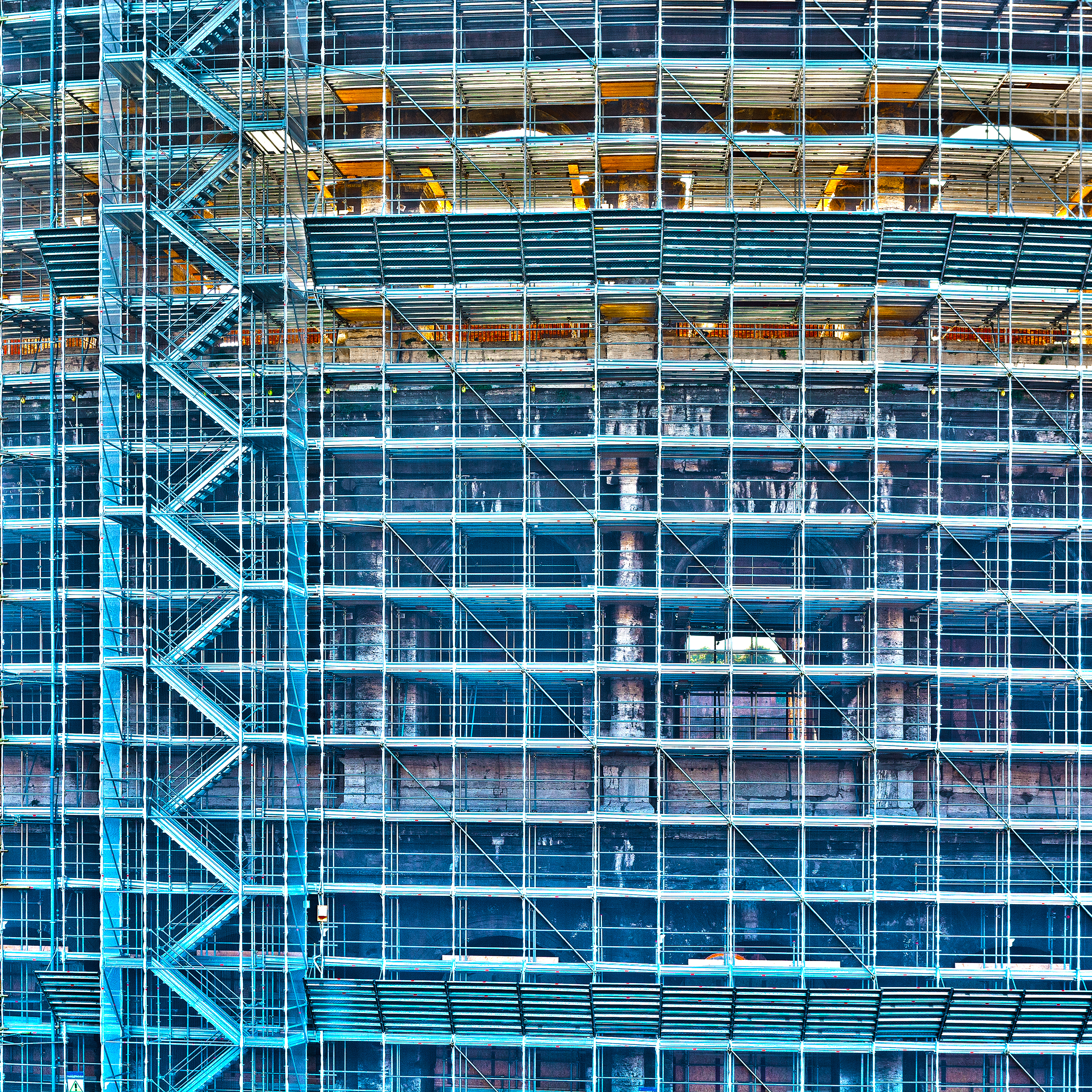 Northline Tech Campus courtyard and glass façade